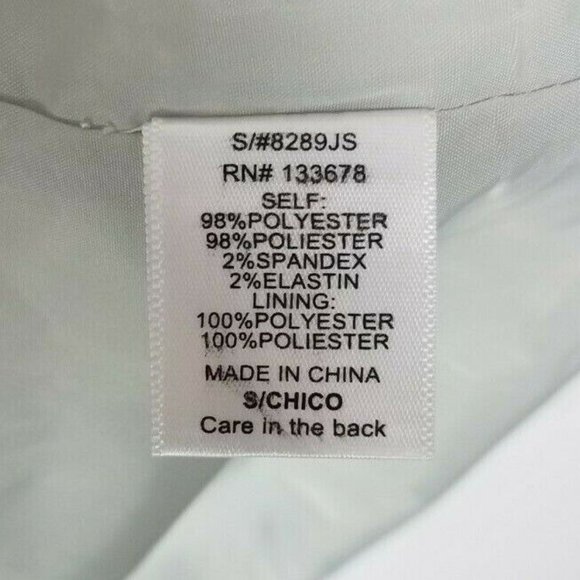 Love Tree Sz. Small Silver Satin Braided Sleeve Zip Up Bomber Jacket W/ Pockets - Picture 5 of 7